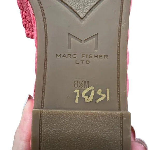 NWOT Marc Fisher Priya Women's Platform Slides in Medium Pink size 8.5 - Picture 9 of 9